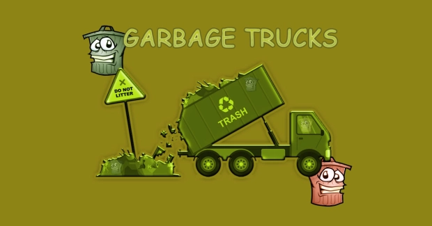 Game: Garbage Trucks - Hidden Trash Can